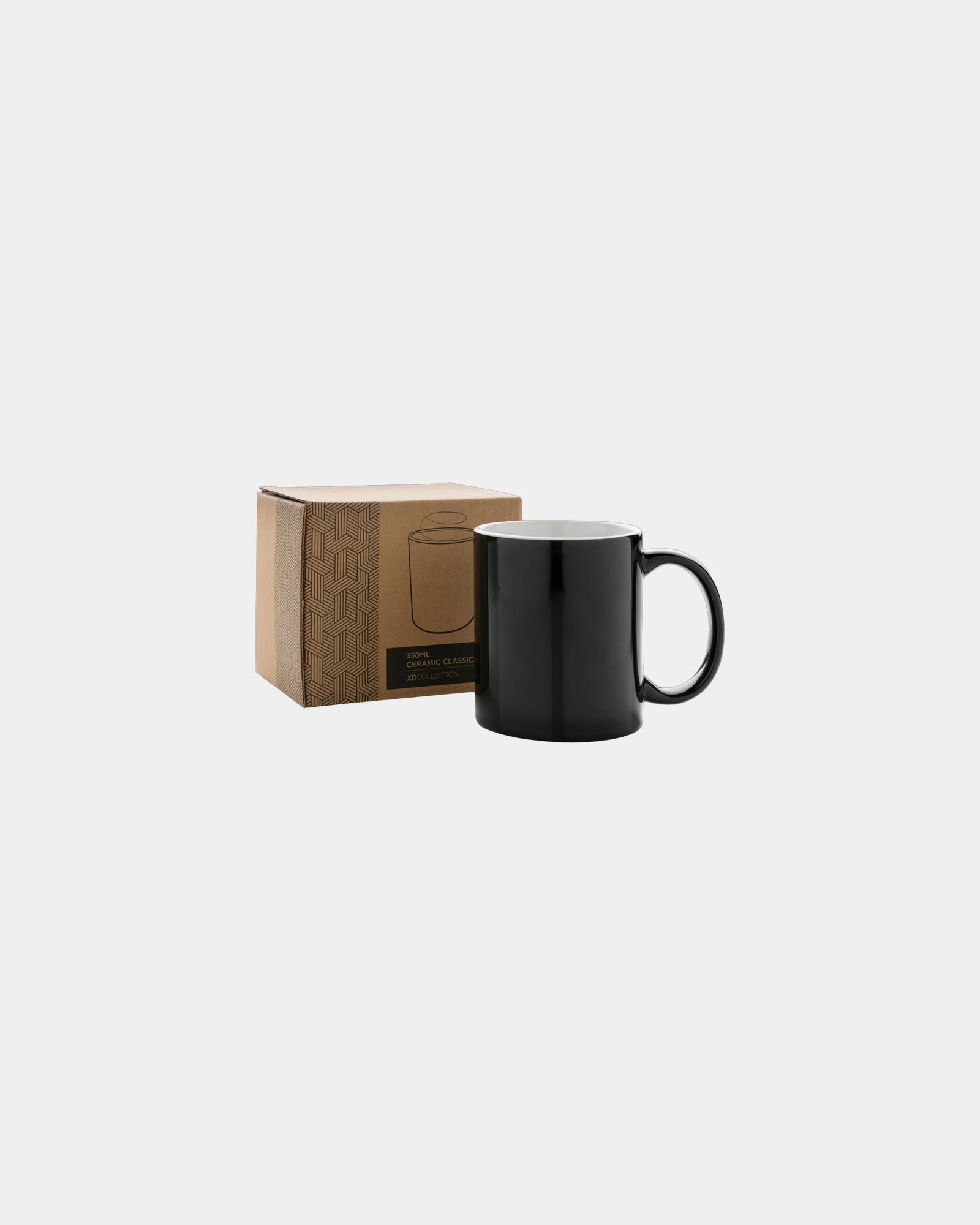 Custom ceramic mug 350ml classic design - 1